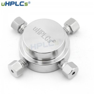 Stainless Steel HPLC Unions, Tees, and Crosses for HPLC, 10-32 threads
