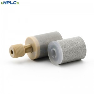 Solvent Filter 20µm Stainless Steel with 5/16-24 Nut and Ferrule for 3/16″ or 4mm OD Tubing