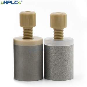 Solvent Filter 20µm Stainless Steel with 5/16-24 Nut and Ferrule for 3/16″ or 4mm OD Tubing